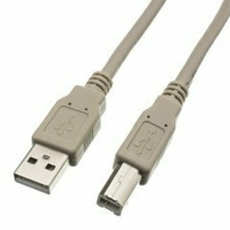 SWE-TECH 3C USB 2.0 Printer/Device Cable, Type A Male to Type B Male, 15 foot FWT10U2-02215